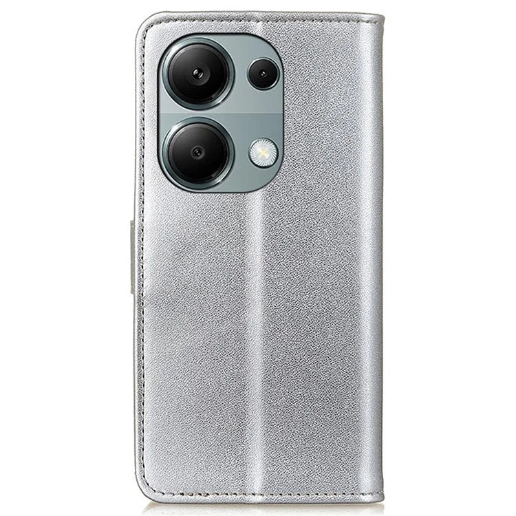 For Xiaomi Redmi Note 13 Pro 4G / Poco M6 Pro 4G Leather Case Fashionable Card Slots Phone Cover