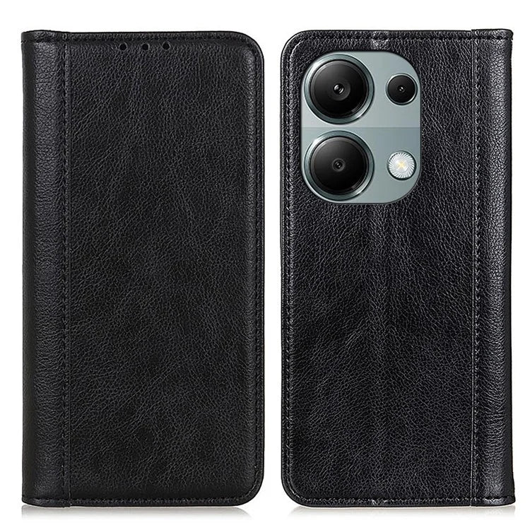 For Xiaomi Redmi Note 13 Pro 4G / Poco M6 Pro 4G Case Split Leather Stand Phone Cover