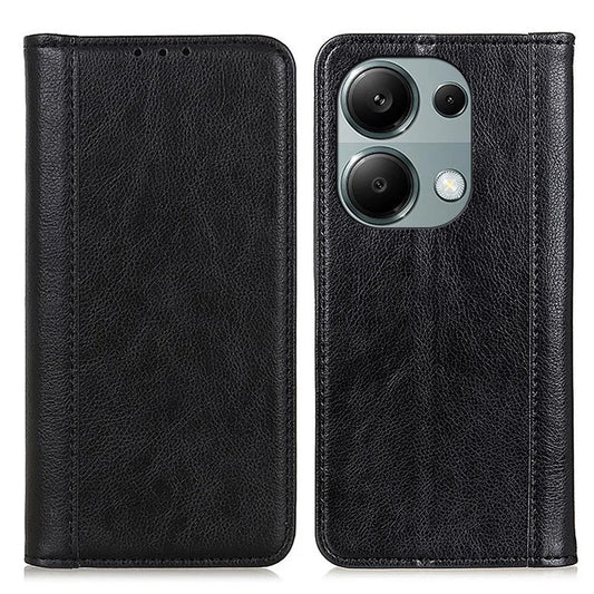 For Xiaomi Redmi Note 13 Pro 4G / Poco M6 Pro 4G Case Split Leather Stand Phone Cover