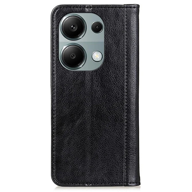 For Xiaomi Redmi Note 13 Pro 4G / Poco M6 Pro 4G Case Split Leather Stand Phone Cover