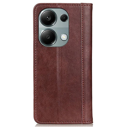 For Xiaomi Redmi Note 13 Pro 4G / Poco M6 Pro 4G Case Split Leather Stand Phone Cover