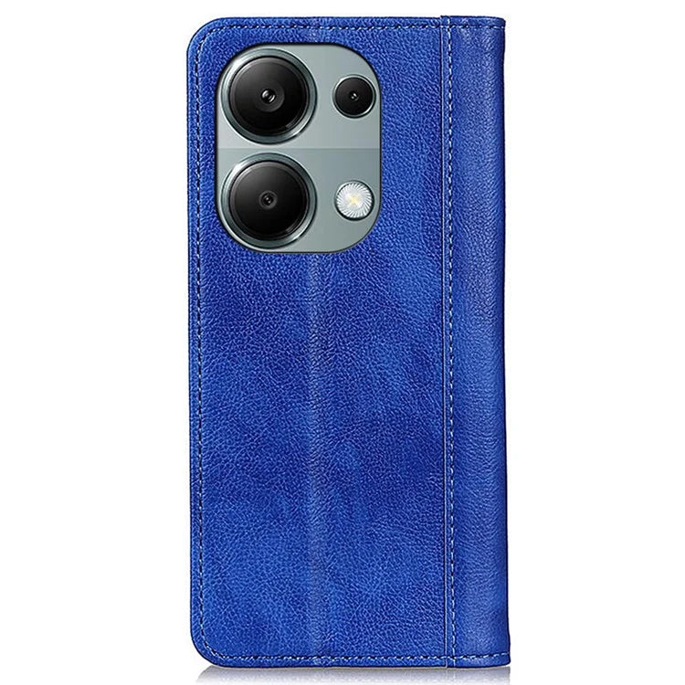 For Xiaomi Redmi Note 13 Pro 4G / Poco M6 Pro 4G Case Split Leather Stand Phone Cover