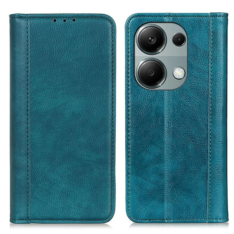 For Xiaomi Redmi Note 13 Pro 4G / Poco M6 Pro 4G Case Split Leather Stand Phone Cover