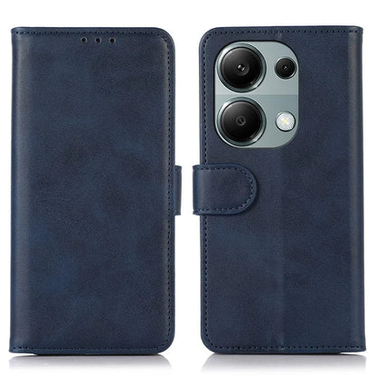 For Xiaomi Redmi Note 13 Pro 4G / Poco M6 Pro 4G Case PU Leather Phone Cover Cowhide Texture