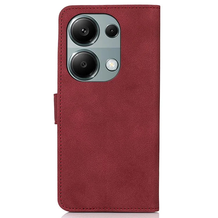 KHAZNEH For Xiaomi Redmi Note 13 Pro 4G / Poco M6 Pro 4G Case PU Leather Wallet Folio Phone Cover