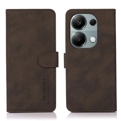 KHAZNEH For Xiaomi Redmi Note 13 Pro 4G / Poco M6 Pro 4G Case PU Leather Wallet Folio Phone Cover