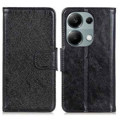 For Xiaomi Redmi Note 13 Pro 4G / Poco M6 Pro 4G Case Split Leather Wallet Card Holder Stand Phone Cover