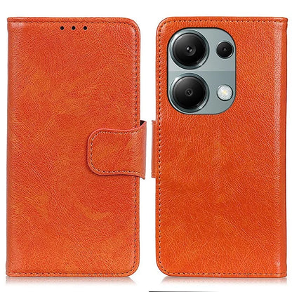For Xiaomi Redmi Note 13 Pro 4G / Poco M6 Pro 4G Case Split Leather Wallet Card Holder Stand Phone Cover