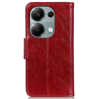For Xiaomi Redmi Note 13 Pro 4G / Poco M6 Pro 4G Case Split Leather Wallet Card Holder Stand Phone Cover