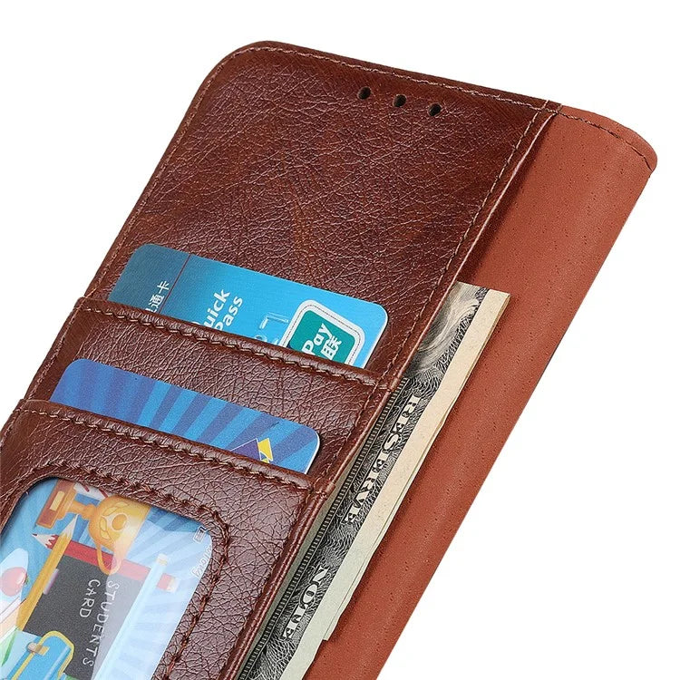 For Xiaomi Redmi Note 13 Pro 4G / Poco M6 Pro 4G Case Split Leather Wallet Card Holder Stand Phone Cover