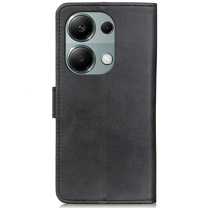 For Xiaomi Redmi Note 13 Pro 4G / Poco M6 Pro 4G Leather Case Cowhide Texture Phone Wallet Cover