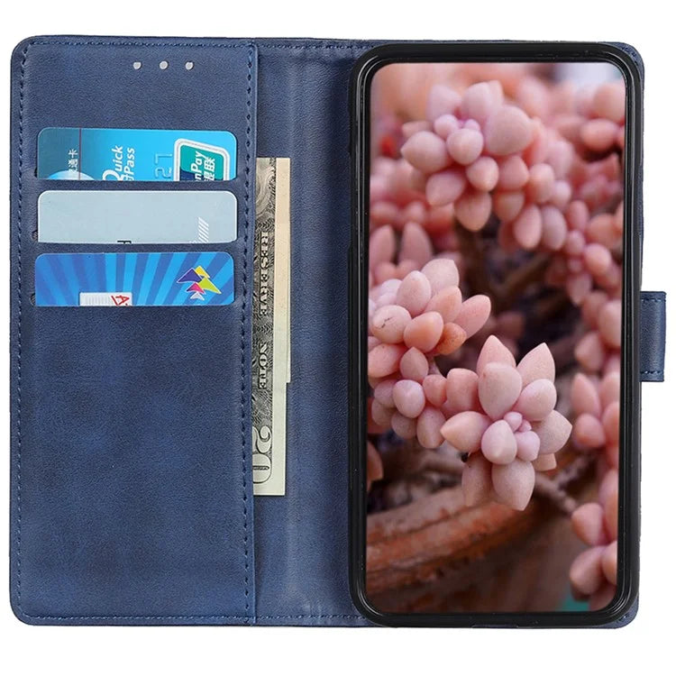 For Xiaomi Redmi Note 13 Pro 4G / Poco M6 Pro 4G Leather Case Cowhide Texture Phone Wallet Cover