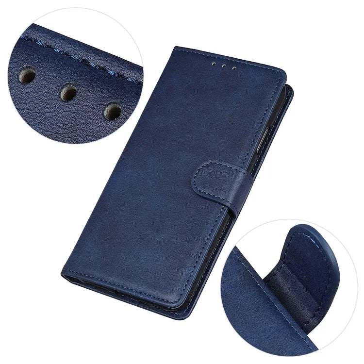 For Xiaomi Redmi Note 13 Pro 4G / Poco M6 Pro 4G Leather Case Cowhide Texture Phone Wallet Cover