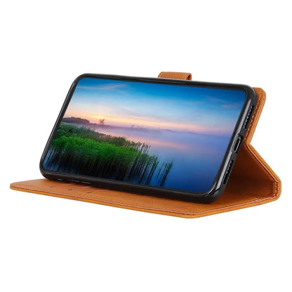 For Xiaomi Redmi Note 13 Pro 4G / Poco M6 Pro 4G Leather Case Cowhide Texture Phone Wallet Cover
