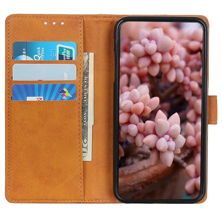 For Xiaomi Redmi Note 13 Pro 4G / Poco M6 Pro 4G Leather Case Cowhide Texture Phone Wallet Cover