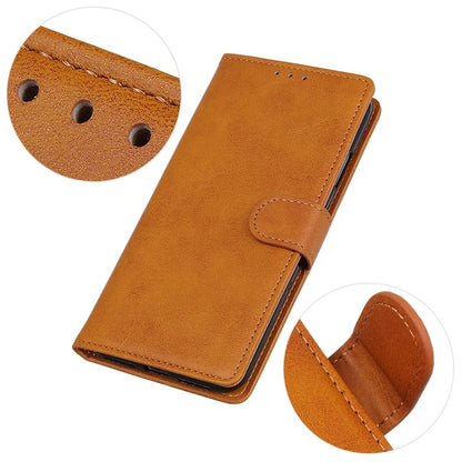 For Xiaomi Redmi Note 13 Pro 4G / Poco M6 Pro 4G Leather Case Cowhide Texture Phone Wallet Cover