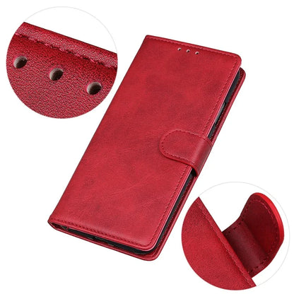 For Xiaomi Redmi Note 13 Pro 4G / Poco M6 Pro 4G Leather Case Cowhide Texture Phone Wallet Cover