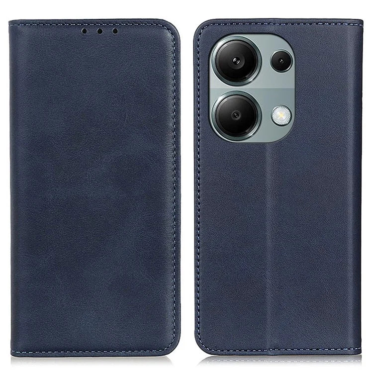 For Xiaomi Redmi Note 13 Pro 4G / Poco M6 Pro 4G Case Wallet Split Leather Protective Phone Cover