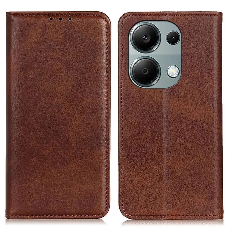 For Xiaomi Redmi Note 13 Pro 4G / Poco M6 Pro 4G Case Wallet Split Leather Protective Phone Cover