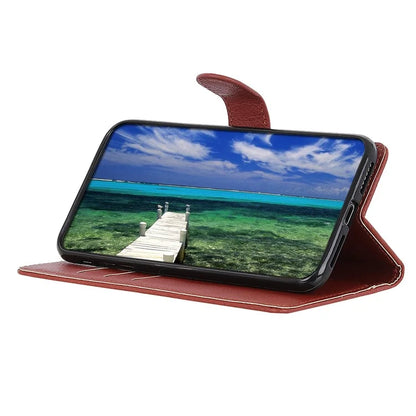 For Xiaomi Redmi Note 13 Pro 4G / Poco M6 Pro 4G Case PU Leather Folio Stand View Phone Cover