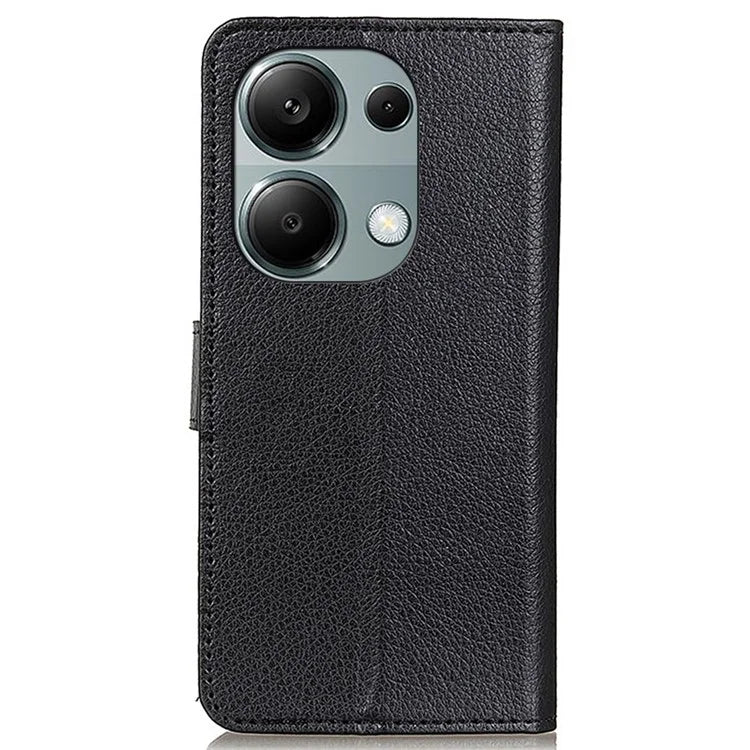 For Xiaomi Redmi Note 13 Pro 4G / Poco M6 Pro 4G Case PU Leather Folio Stand View Phone Cover