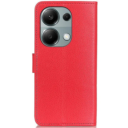 For Xiaomi Redmi Note 13 Pro 4G / Poco M6 Pro 4G Case PU Leather Folio Stand View Phone Cover