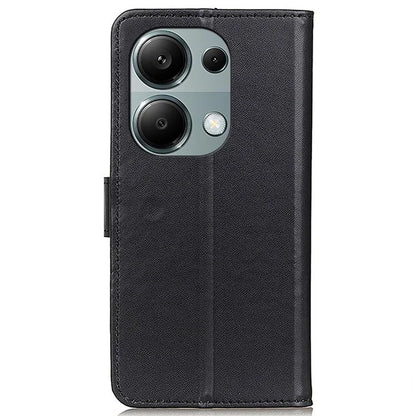 For Xiaomi Redmi Note 13 4G Magnetic Phone Case Scratch Resistant Leather Cover