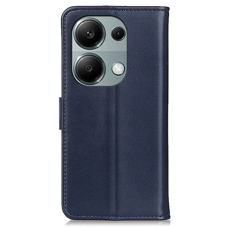 For Xiaomi Redmi Note 13 4G Magnetic Phone Case Scratch Resistant Leather Cover