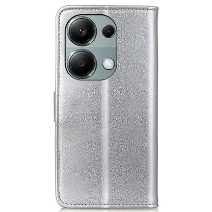 For Xiaomi Redmi Note 13 4G Magnetic Phone Case Scratch Resistant Leather Cover