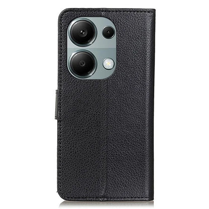 For Xiaomi Redmi Note 13 4G PU Leather Case Litchi Texture Protective Cover