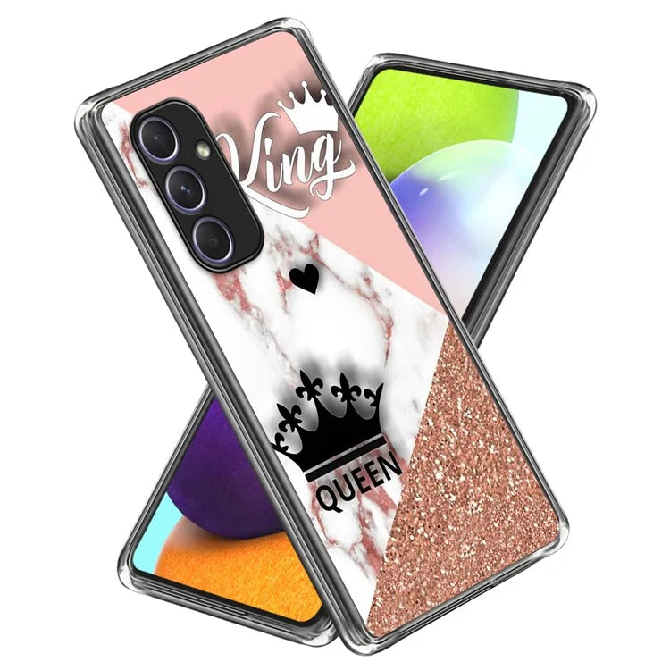 For Samsung Galaxy A34 5G TPU Case Pattern Printed Soft Slim Shockproof Phone Cover