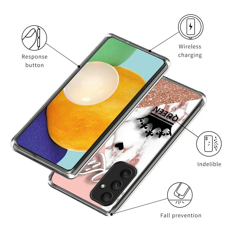 For Samsung Galaxy A35 5G Pattern Case Thin Flexible TPU Phone Cover