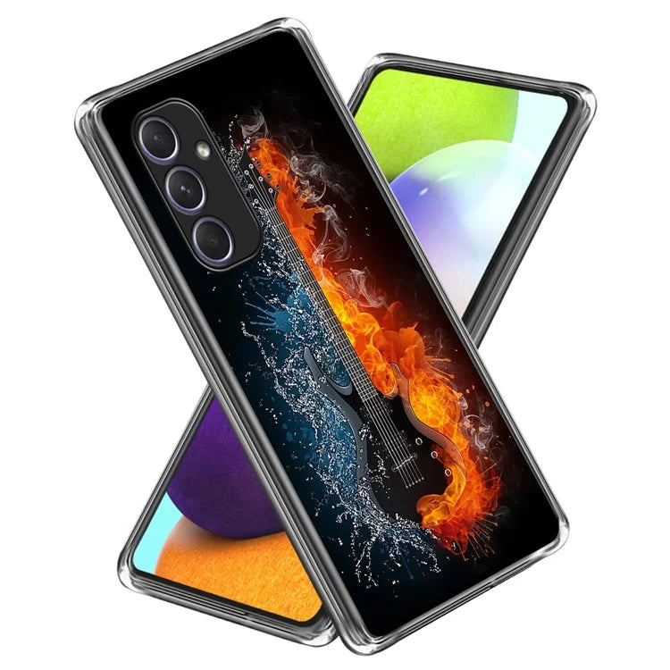 For Samsung Galaxy A54 5G Phone Case Pattern Soft TPU Anti-Scratch Shockproof Cover