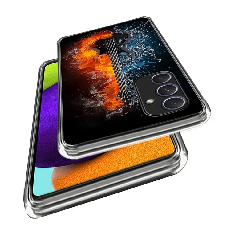 For Samsung Galaxy A54 5G Phone Case Pattern Soft TPU Anti-Scratch Shockproof Cover