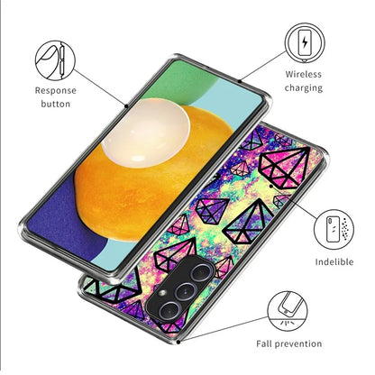 For Samsung Galaxy A54 5G Phone Case Pattern Soft TPU Anti-Scratch Shockproof Cover