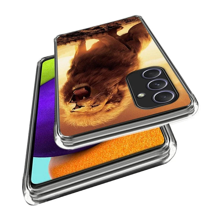 For Samsung Galaxy A54 5G Phone Case Pattern Soft TPU Anti-Scratch Shockproof Cover