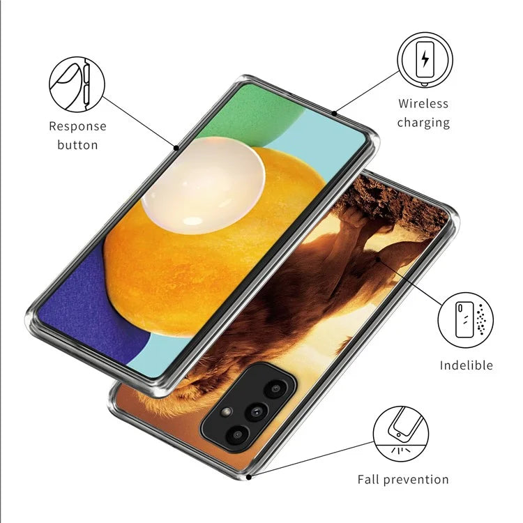 For Samsung Galaxy A15 4G / 5G TPU Protective Case Pattern Back Phone Cover