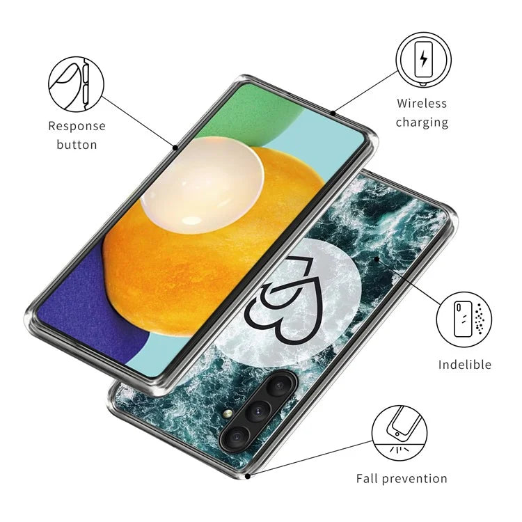 For Samsung Galaxy A05s 4G Pattern TPU Phone Case Slim Shockproof Cover