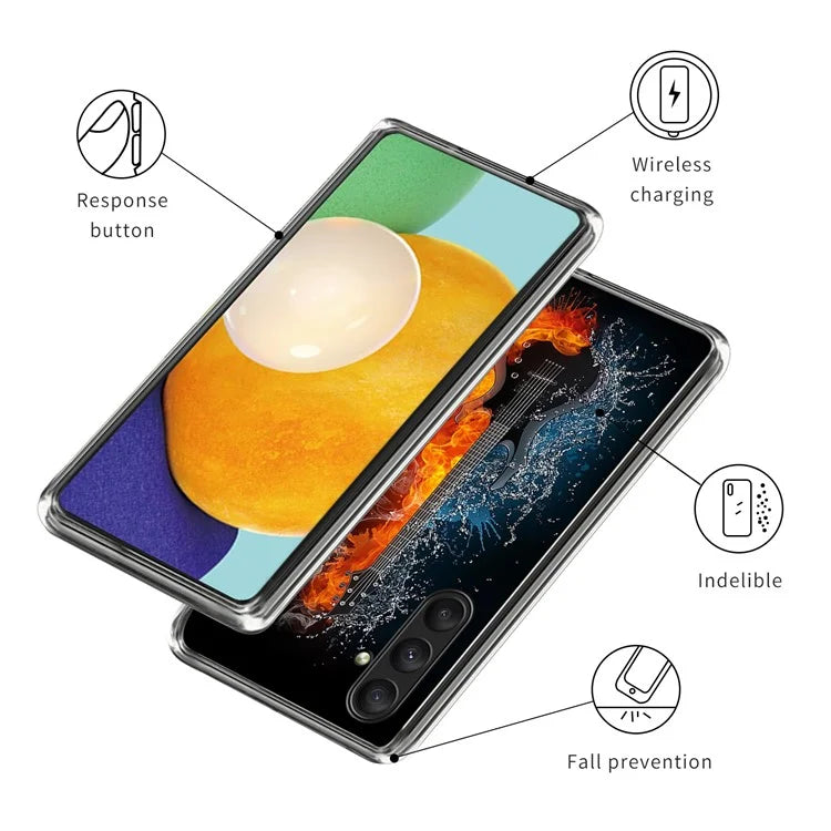 For Samsung Galaxy A05s 4G Pattern TPU Phone Case Slim Shockproof Cover