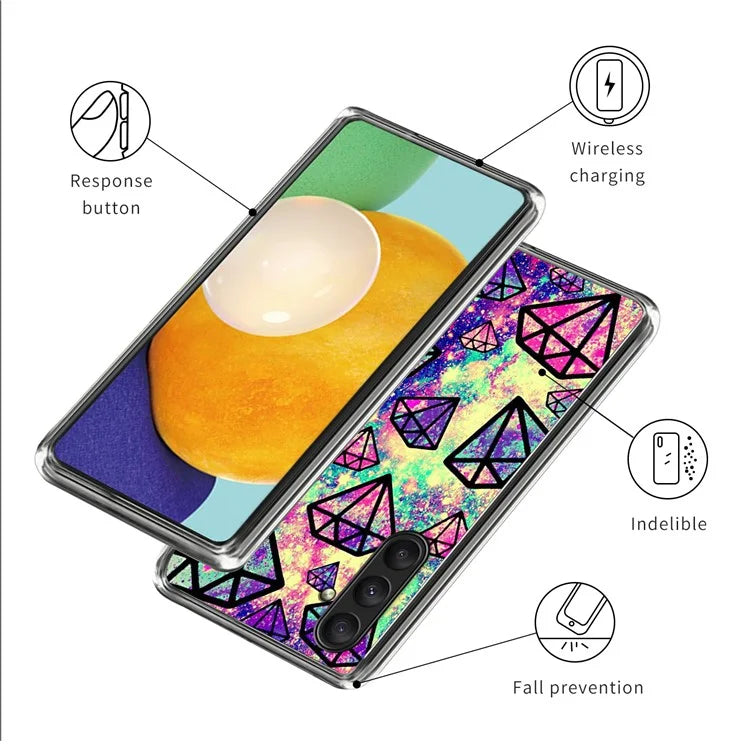 For Samsung Galaxy A05s 4G Pattern TPU Phone Case Slim Shockproof Cover
