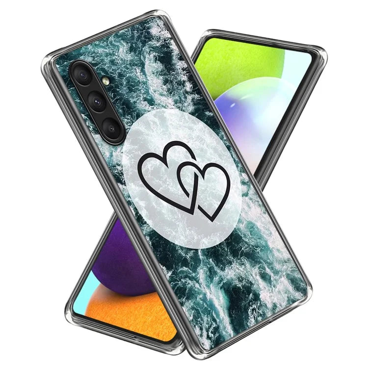 For Samsung Galaxy A24 4G (162.1 x 77.6 x 8.3mm) TPU Case Pattern Protective Cover Shell