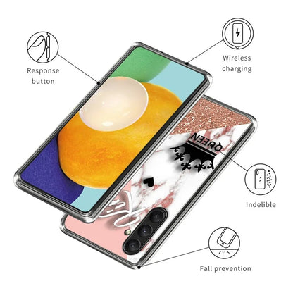 For Samsung Galaxy A24 4G (162.1 x 77.6 x 8.3mm) TPU Case Pattern Protective Cover Shell