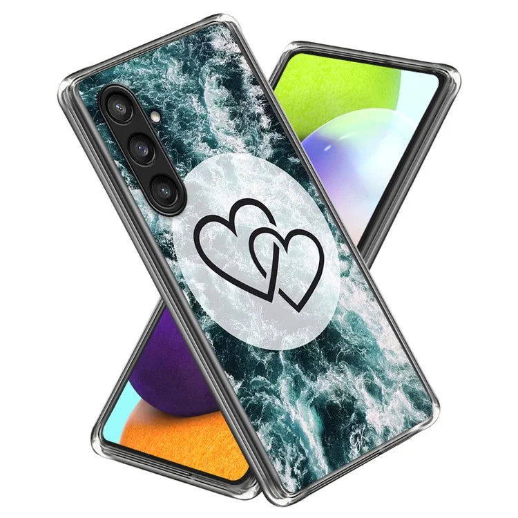 For Samsung Galaxy S24 TPU Case Pattern Printing Soft Slim Phone Cover