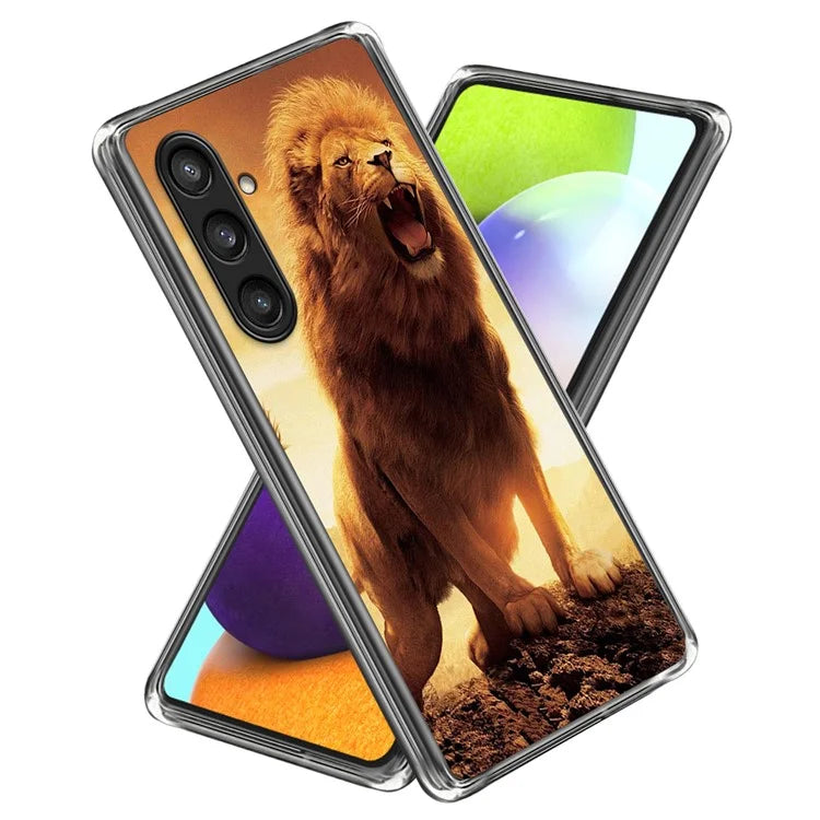 For Samsung Galaxy S24 TPU Case Pattern Printing Soft Slim Phone Cover