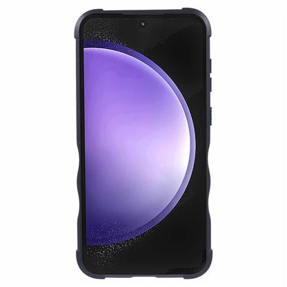 For Samsung Galaxy S23 FE Case Anti-drop PC+TPU Phone Cover with Ring Kickstand