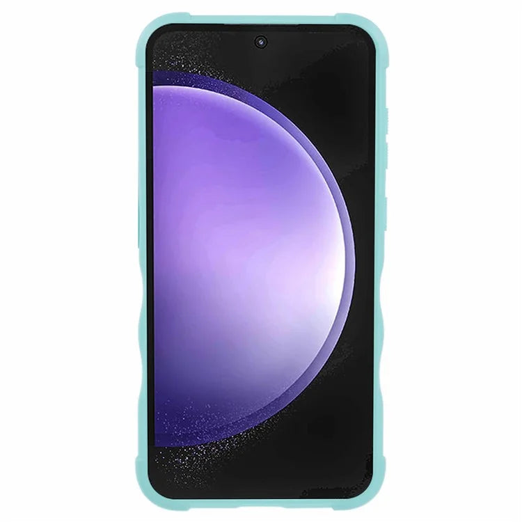 For Samsung Galaxy S23 FE Case Anti-drop PC+TPU Phone Cover with Ring Kickstand