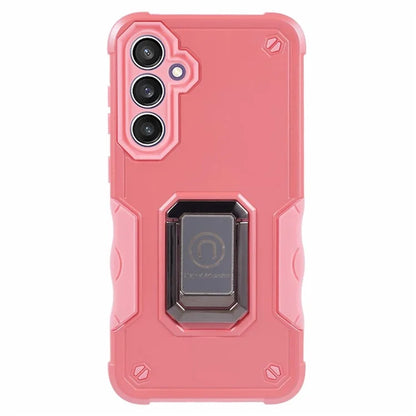 For Samsung Galaxy S23 FE Case Anti-drop PC+TPU Phone Cover with Ring Kickstand