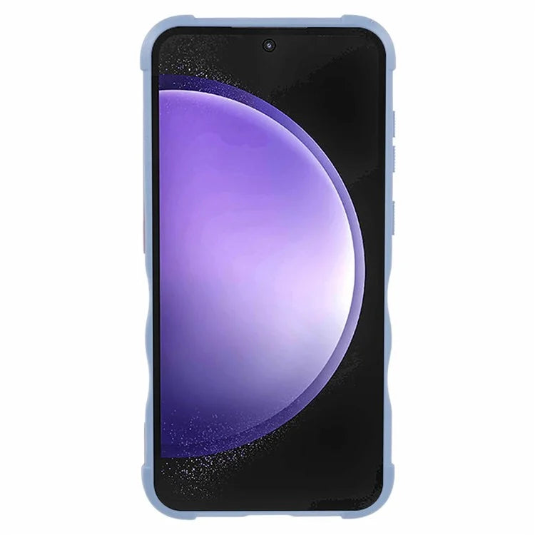 For Samsung Galaxy S23 FE Case Anti-drop PC+TPU Phone Cover with Ring Kickstand