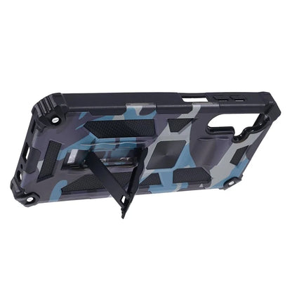 For Samsung Galaxy A25 5G (Global) (161.0 x 76.5 x 8.3mm) Case Camouflage Pattern Kickstand Protective Shell