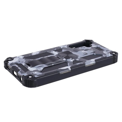 For Samsung Galaxy A25 5G (Global) (161.0 x 76.5 x 8.3mm) Case Camouflage Pattern Kickstand Protective Shell